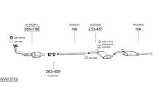 Výfukový systém BOSAL SYS12143