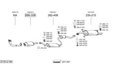Výfukový systém BOSAL SYS12184