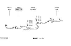 Výfukový systém BOSAL SYS12188