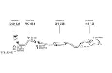 Výfukový systém BOSAL SYS12242