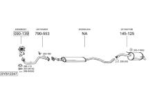 Výfukový systém BOSAL SYS12247