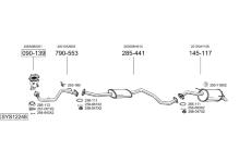 Výfukový systém BOSAL SYS12248