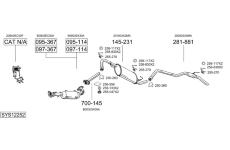 Výfukový systém BOSAL SYS12252