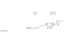 Výfukový systém BOSAL SYS12263