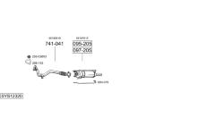 Výfukový systém BOSAL SYS12320
