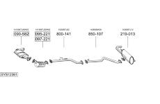 Výfukový systém BOSAL SYS12361