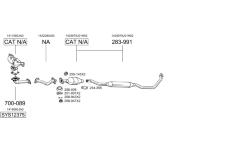 Výfukový systém BOSAL SYS12375