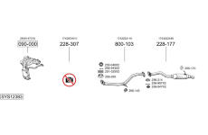 Výfukový systém BOSAL SYS12383