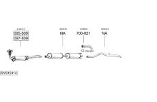 Výfukový systém BOSAL SYS12414