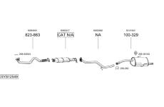 Výfukový systém BOSAL SYS12549