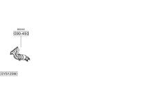 Výfukový systém BOSAL SYS12590