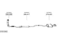 Výfukový systém BOSAL SYS12602