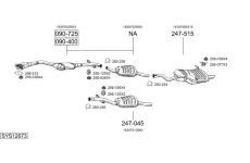 Výfukový systém BOSAL SYS12673
