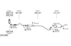 Výfukový systém BOSAL SYS12685