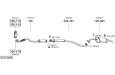 Výfukový systém BOSAL SYS12689