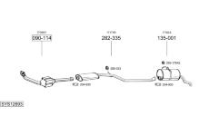 Výfukový systém BOSAL SYS12693