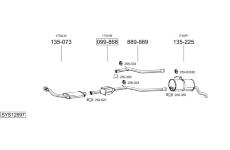 Výfukový systém BOSAL SYS12697