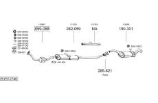 Výfukový systém BOSAL SYS12740