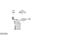 Výfukový systém BOSAL SYS12749