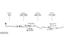 Výfukový systém BOSAL SYS12778