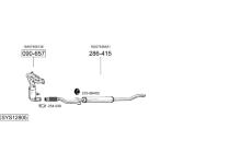 Výfukový systém BOSAL SYS12805