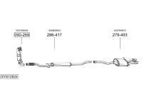 Výfukový systém BOSAL SYS12824