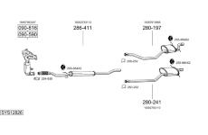Výfukový systém BOSAL SYS12826
