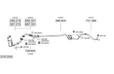 Výfukový systém BOSAL SYS12935