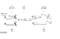 Výfukový systém BOSAL SYS12970