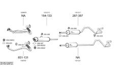 Výfukový systém BOSAL SYS12972