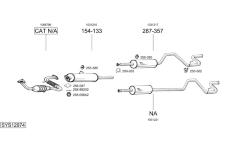 Výfukový systém BOSAL SYS12974