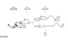 Výfukový systém BOSAL SYS12992