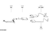 Výfukový systém BOSAL SYS13000