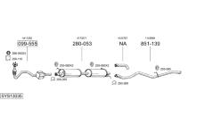 Výfukový systém BOSAL SYS13035