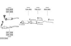 Výfukový systém BOSAL SYS13040