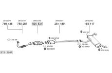 Výfukový systém BOSAL SYS13081