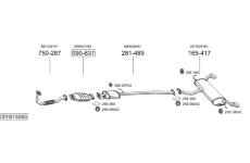 Výfukový systém BOSAL SYS13083