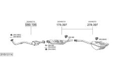 Výfukový systém BOSAL SYS13114