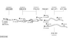 Výfukový systém BOSAL SYS13140
