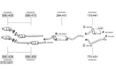 Výfukový systém BOSAL SYS13207