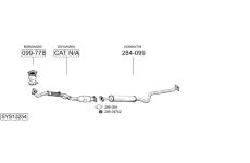 Výfukový systém BOSAL SYS13254