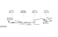 Výfukový systém BOSAL SYS13259