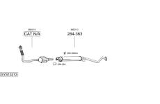 Výfukový systém BOSAL SYS13273