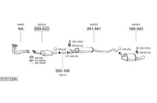 Výfukový systém BOSAL SYS13294