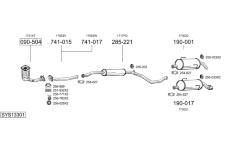 Výfukový systém BOSAL SYS13301