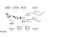 Výfukový systém BOSAL SYS13303