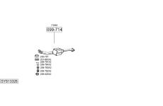 Výfukový systém BOSAL SYS13328