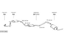 Výfukový systém BOSAL SYS13363