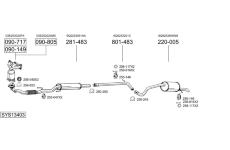 Výfukový systém BOSAL SYS13403