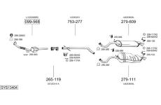Výfukový systém BOSAL SYS13404